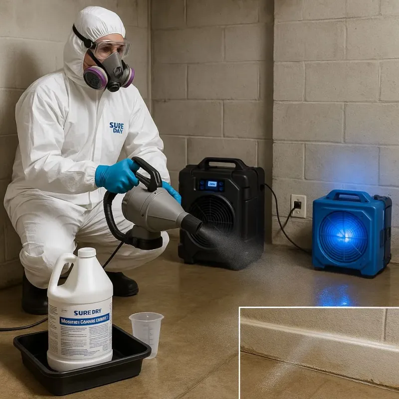 Sanitization and Odor Removal process in Wolf Lake, MI
