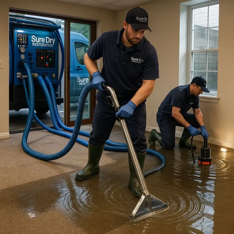 Water Extraction and Removal process in Wolf Lake, MI